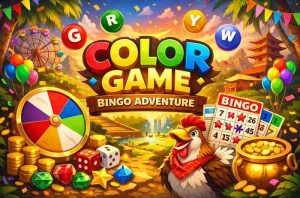Color Game Bingo Adventure OKOKGOL mostrando gráficos e diversão